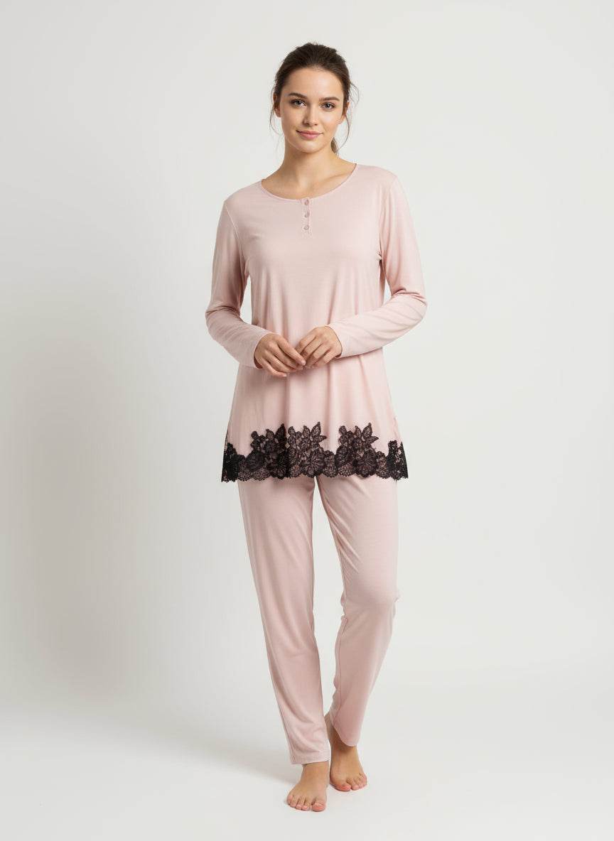 Pigiama Serafino Donna Sibilla Paladini - evabiancheria