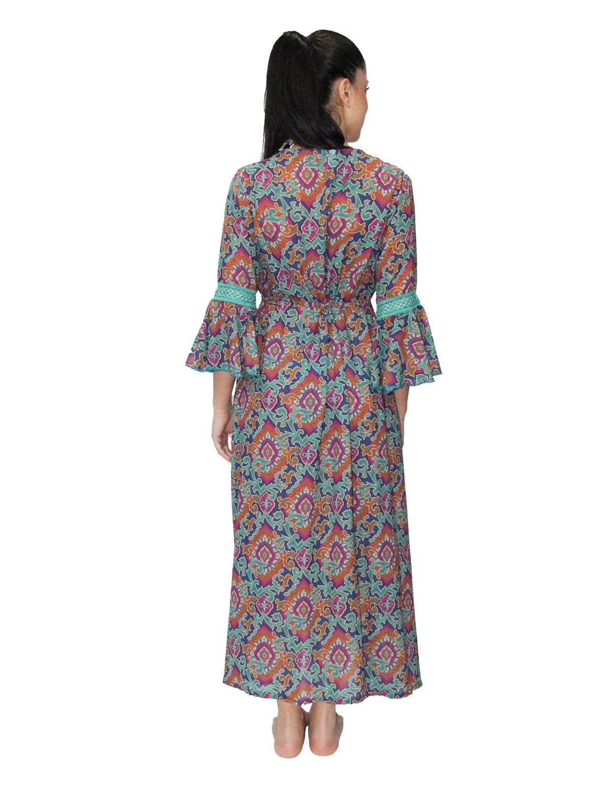 Abito Lungo Donna H125 Huitre - evabiancheria