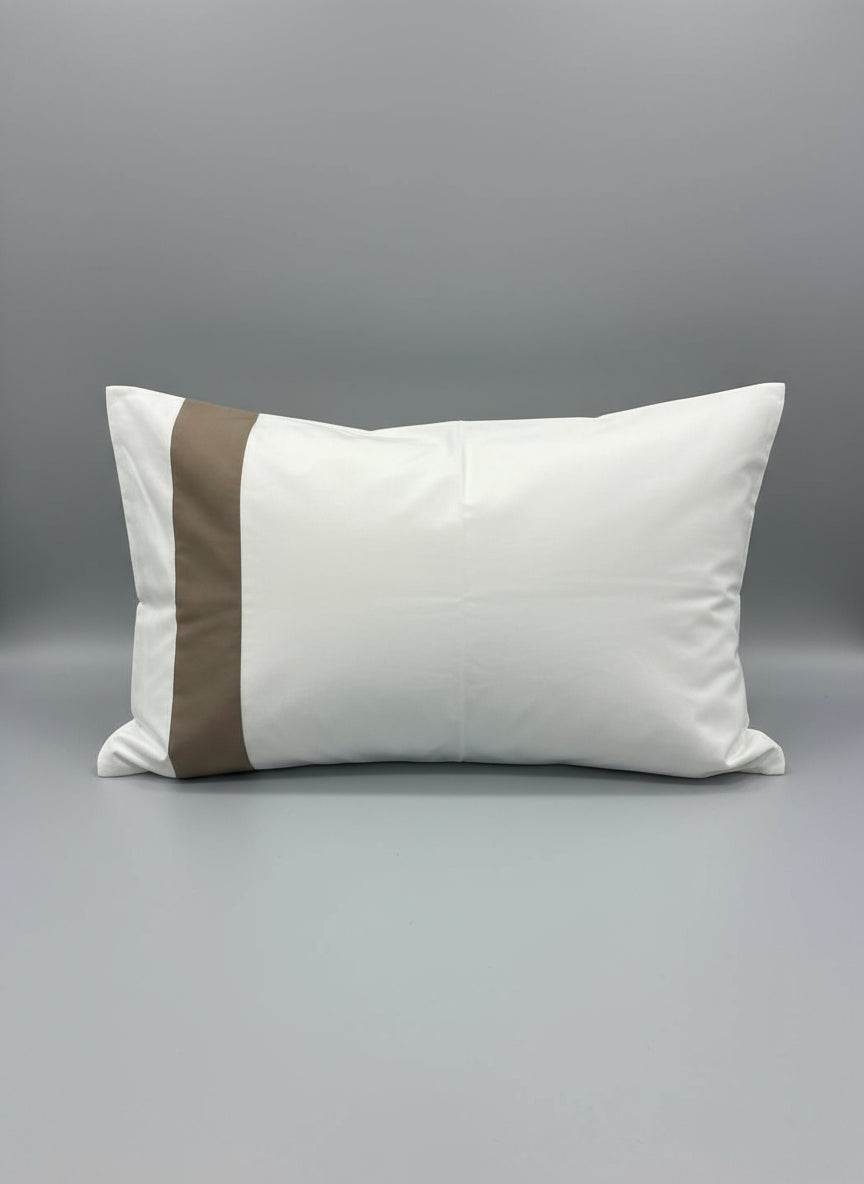 Lenzuola Bicolore Biancheria Time cpl Rebecca Home - evabiancheria