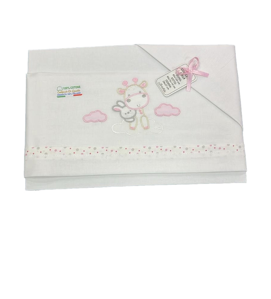 Baby Bed Sheets Linen B0200 Dis 103 I Batuffolini