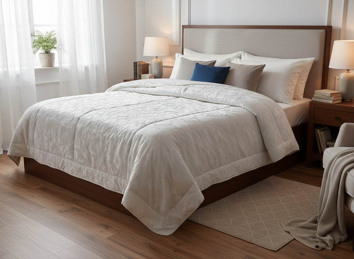 Trapunta jacquard Biancheria Geometrico serie 2 LL3040 Liu Jo Home - evabiancheria