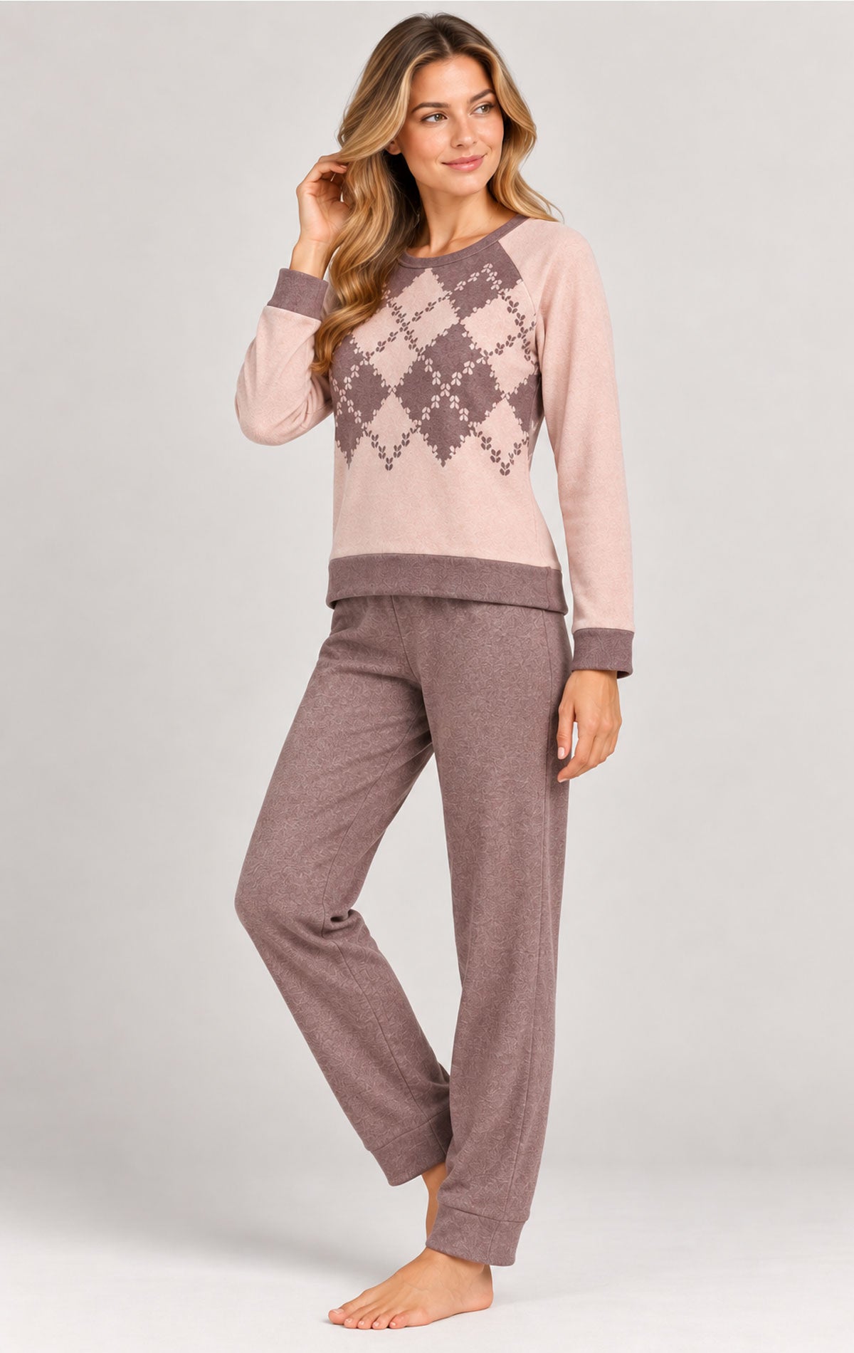 Pigiama Giro collo Donna I2751 Fida