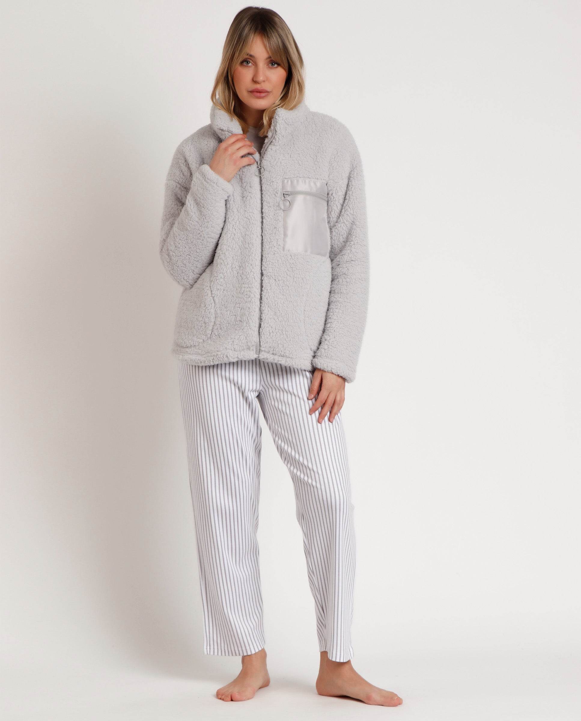 Vestaglia con zip Donna 57541 Admas - evabiancheria