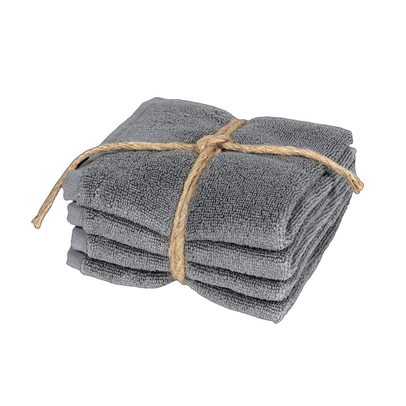 4-piece washcloths Coccola linen set Fazzini