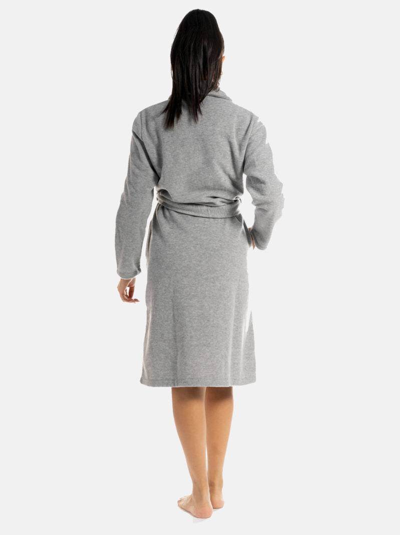 Vestaglia Abbottonata Donna I2160 Grigio Fida - evabiancheria