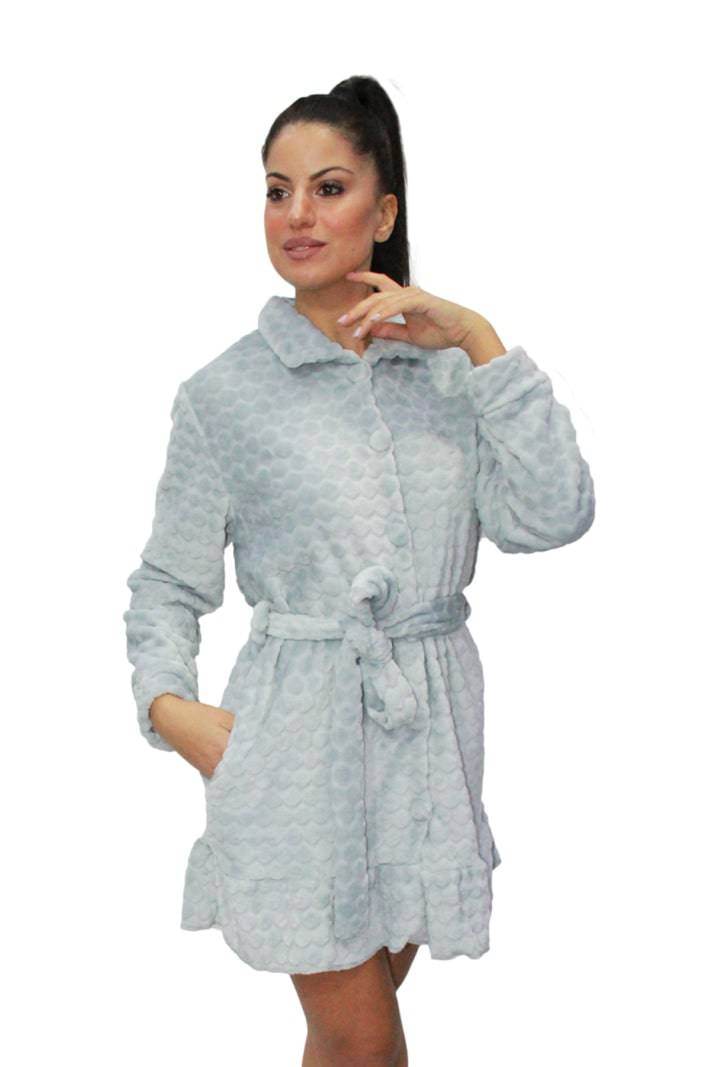 Vestaglia Abbottonata Donna V302 Prima Rosa - evabiancheria