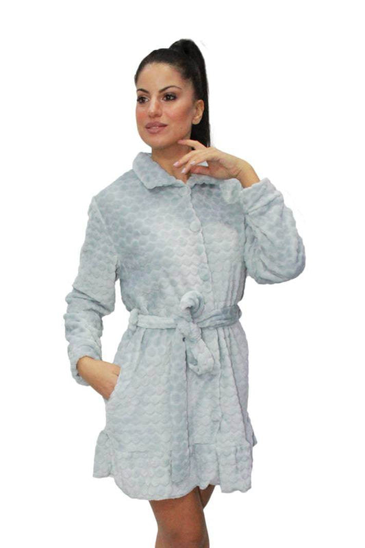 Vestaglia Abbottonata Donna V302 Prima Rosa - evabiancheria
