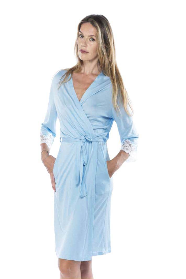 Vestaglia Incrocio Donna 201-8 Prima Rosa - evabiancheria