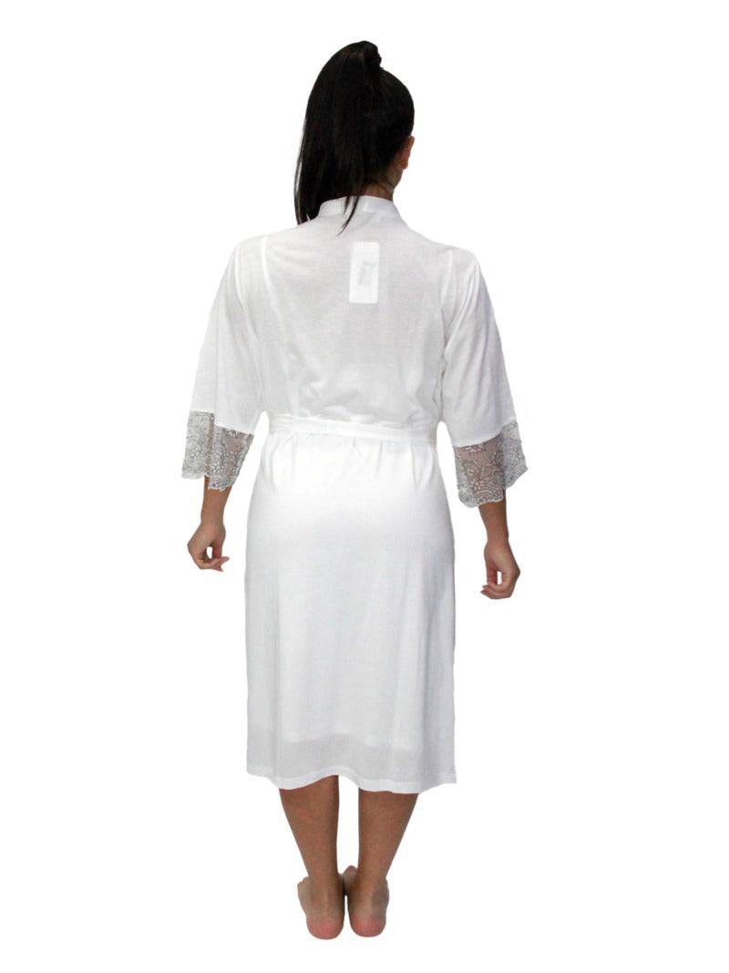 Vestaglia Incrocio Donna E21303 8 Prima Rosa - evabiancheria