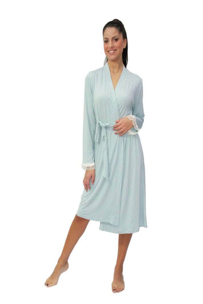 Vestaglia Incrocio Donna EURIDICE 6594 Pepita - evabiancheria