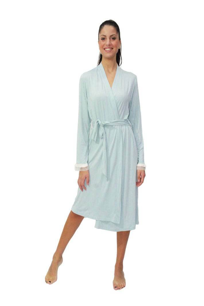 Vestaglia Incrocio Donna EURIDICE 6594 Pepita - evabiancheria