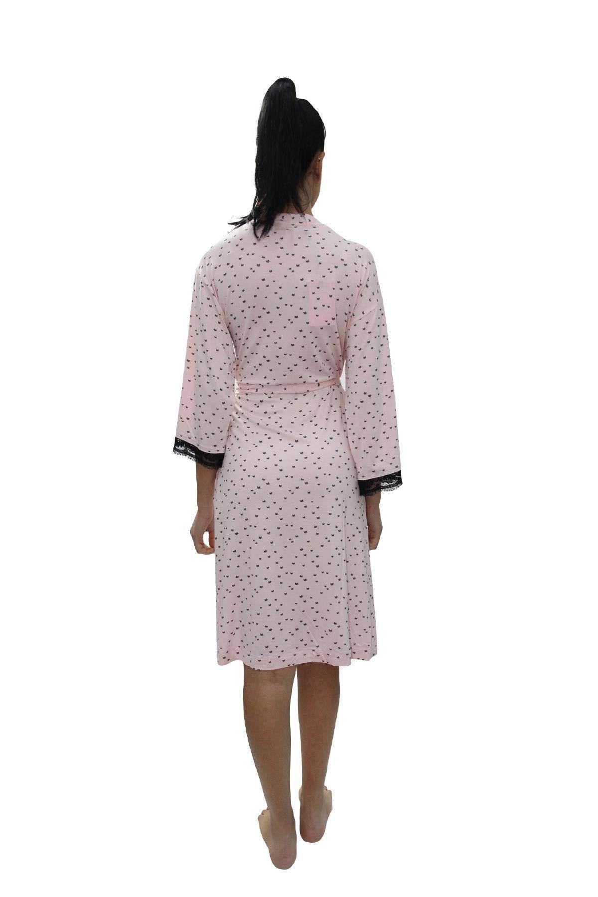 Vestaglia Incrocio Donna SELINA 4614 Pepita - evabiancheria