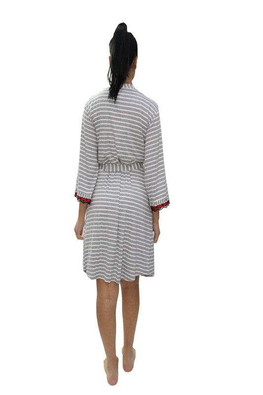 Vestaglia Incrocio Donna TERRY 4565 Pepita - evabiancheria