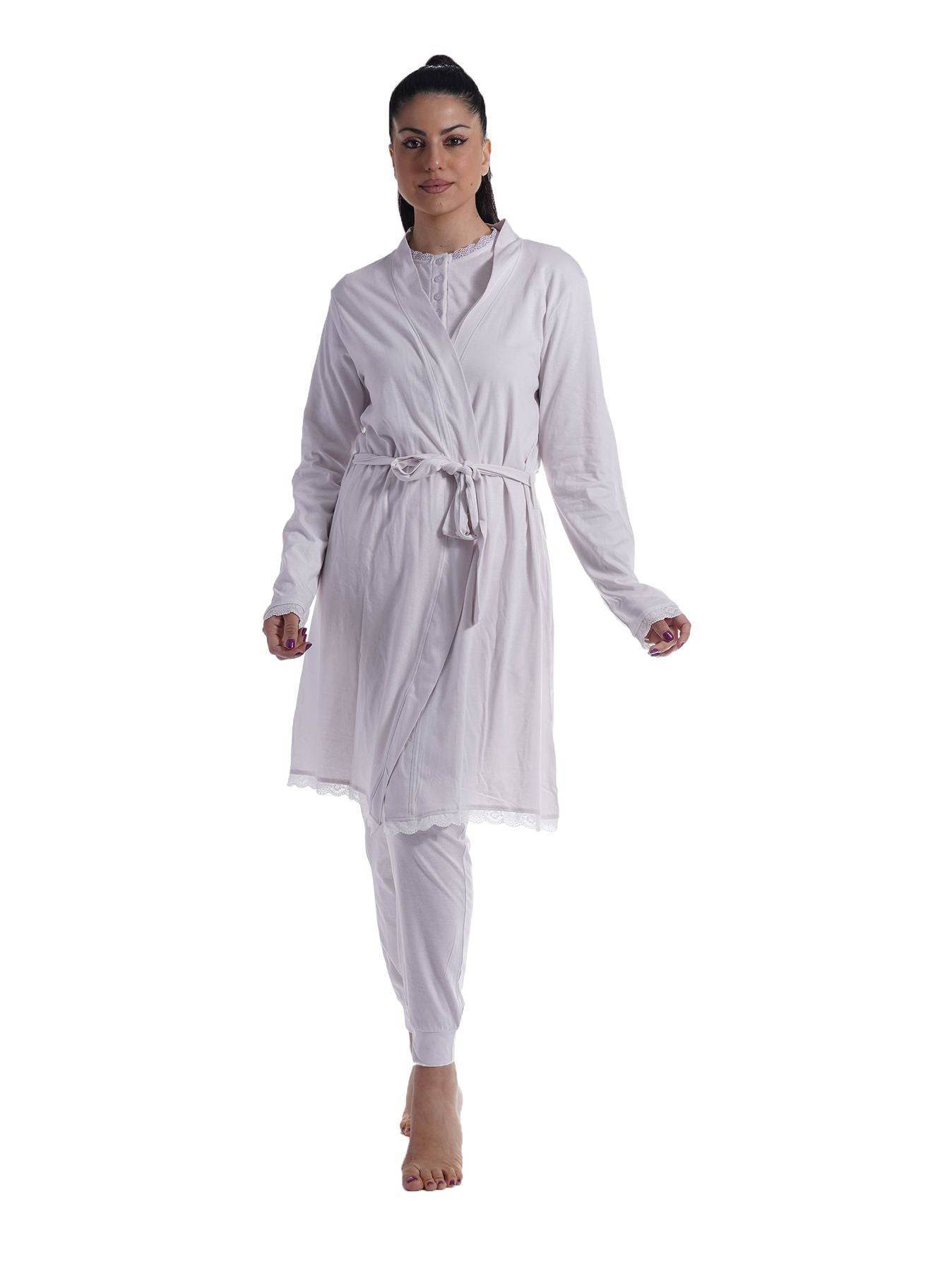 Vestaglia Manica lunga Donna VEE021B Milk and Honey - evabiancheria