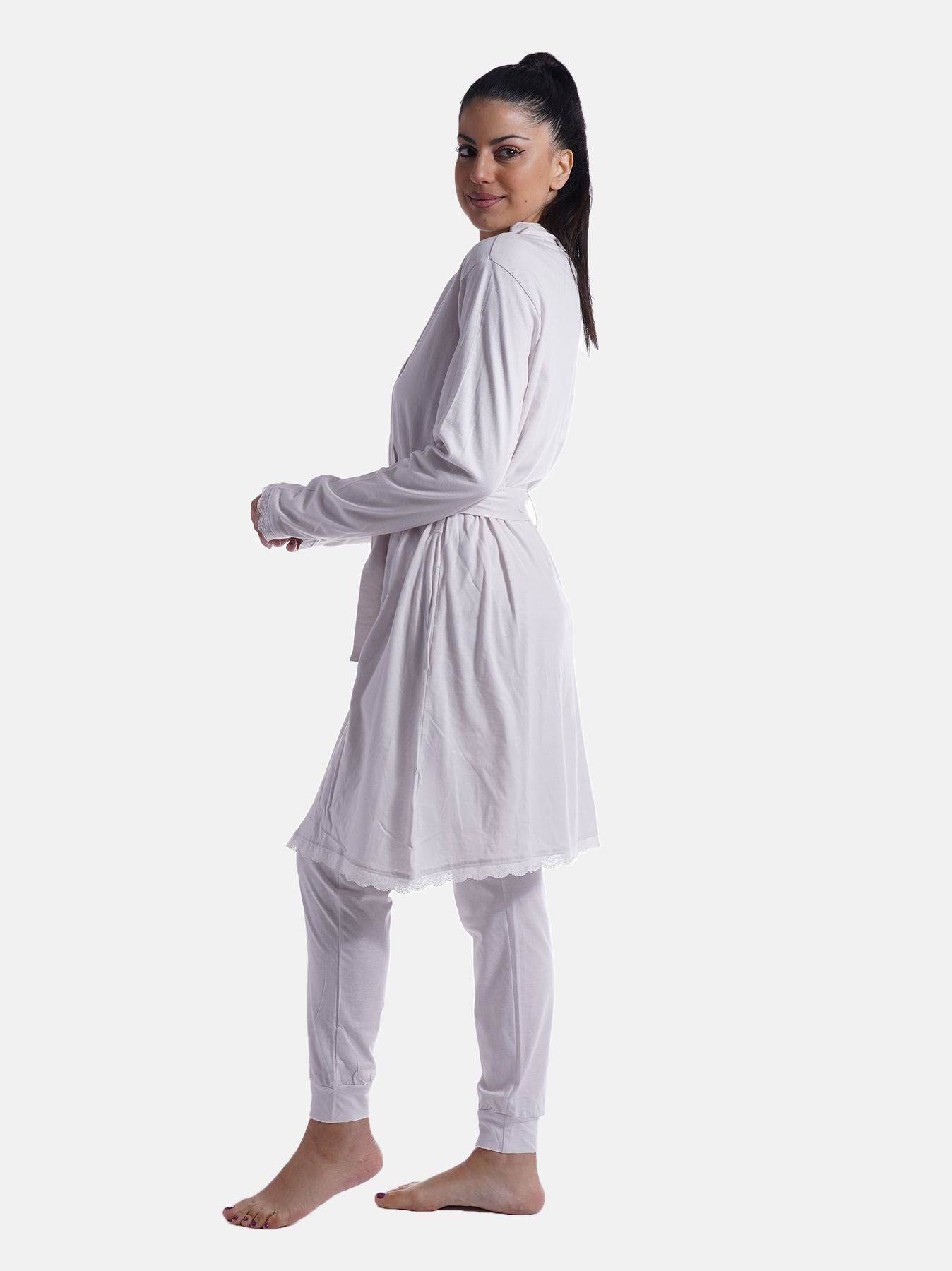 Vestaglia Manica lunga Donna VEE021B Milk and Honey - evabiancheria