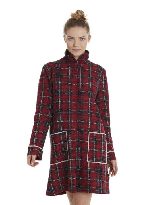 Vestaglia con zip Donna H5540 Happy People - evabiancheria