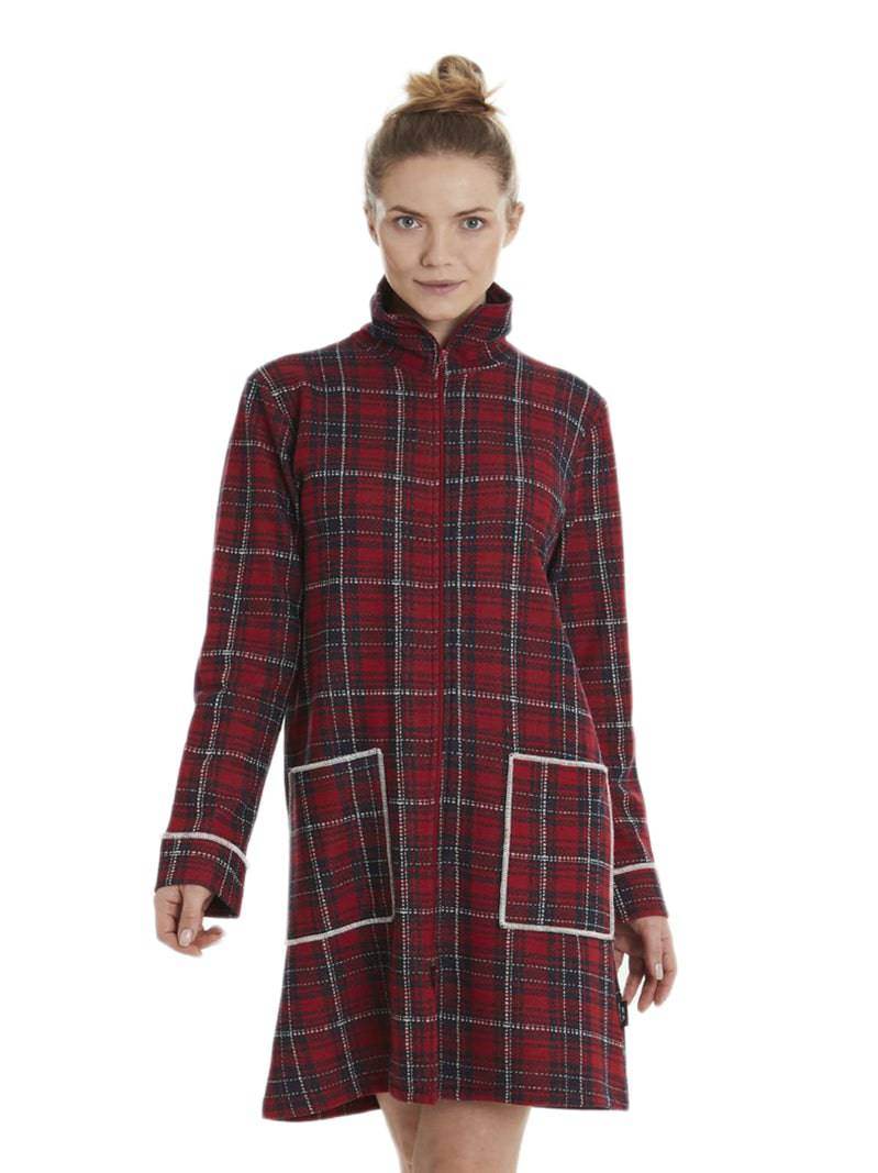 Vestaglia con zip Donna H5540 Happy People - evabiancheria