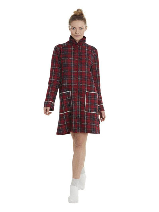 Vestaglia con zip Donna H5540 Happy People - evabiancheria