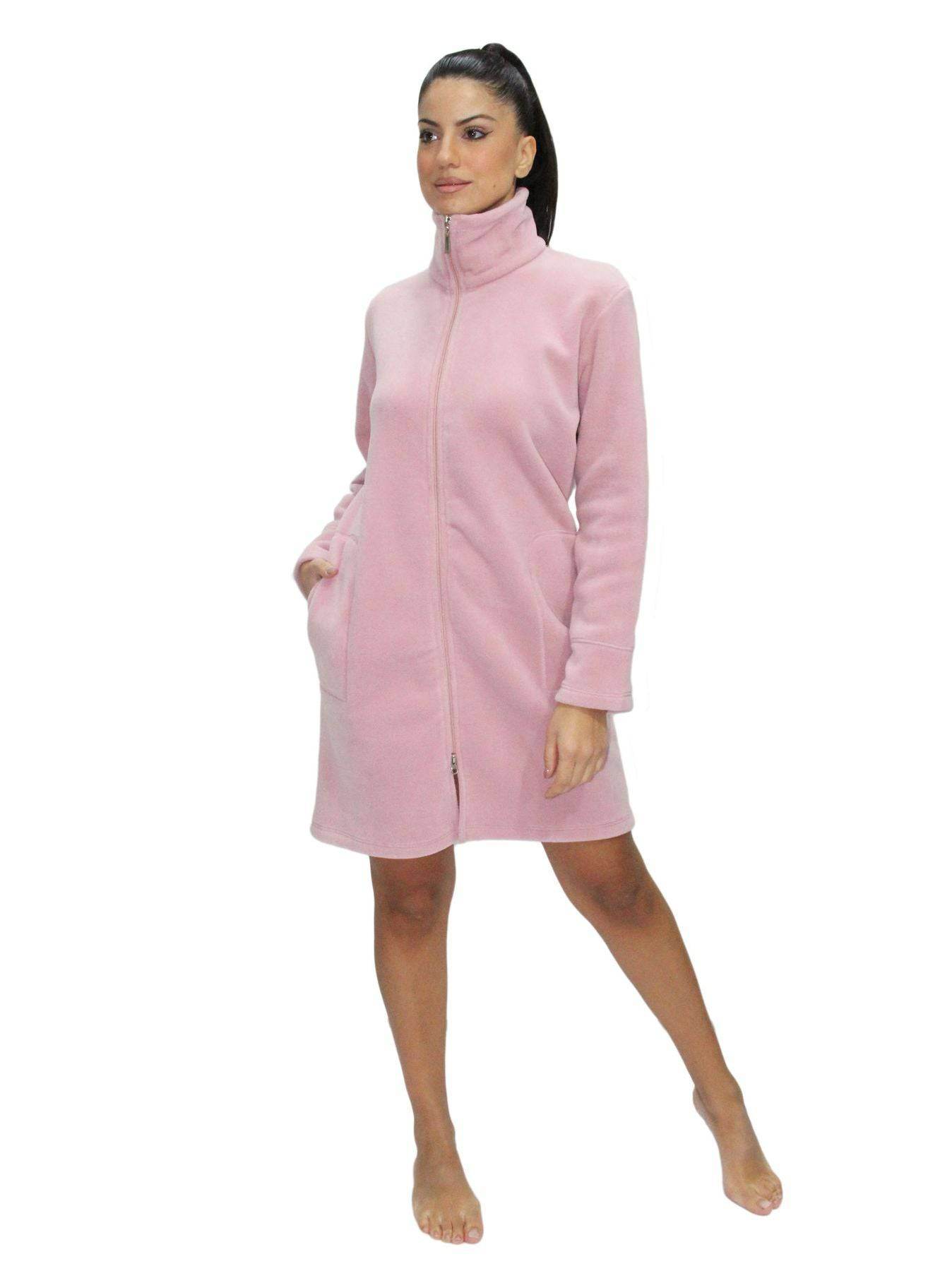 Vestaglia con zip Donna I2367 Fida - evabiancheria