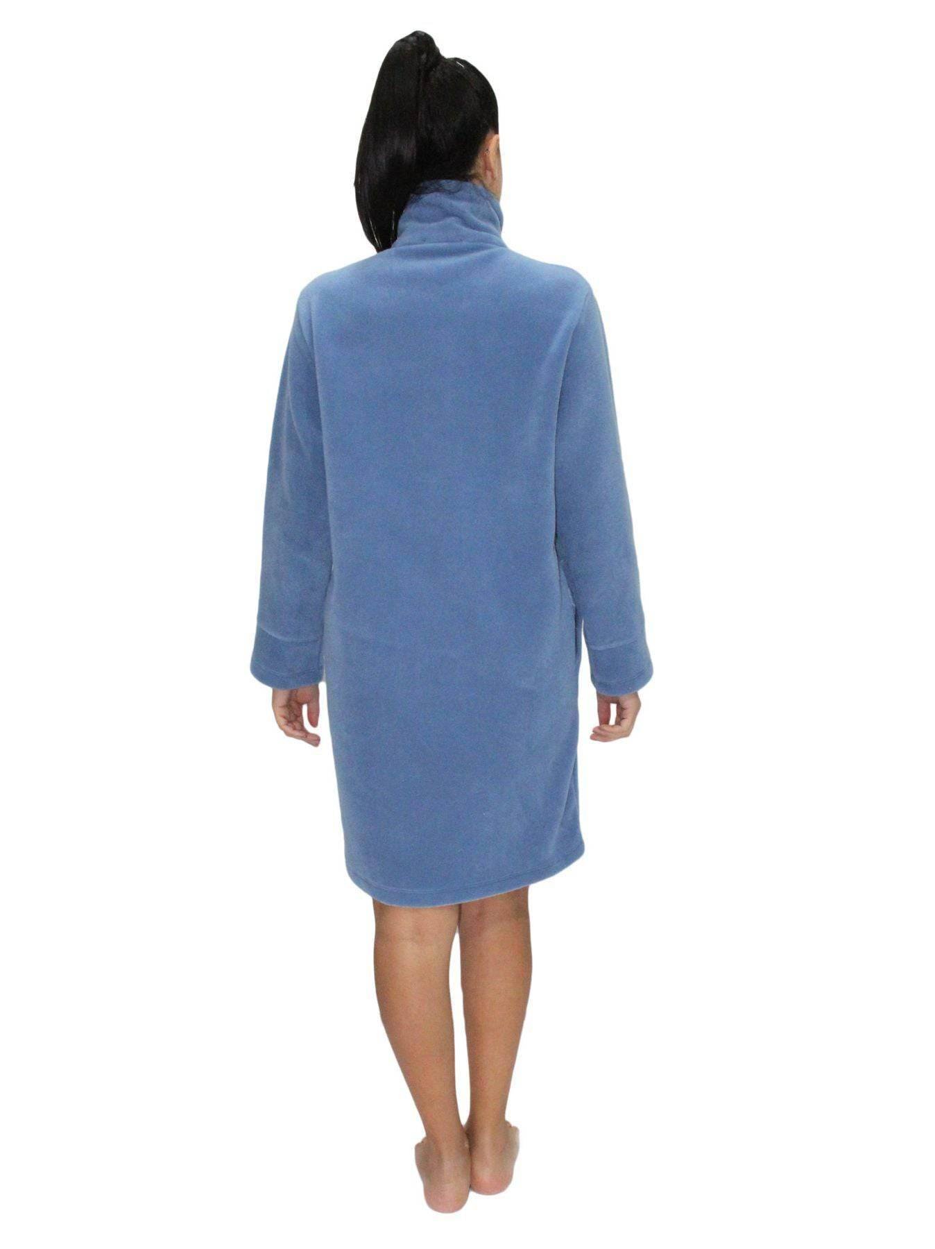 Vestaglia con zip Donna I2367 Fida - evabiancheria