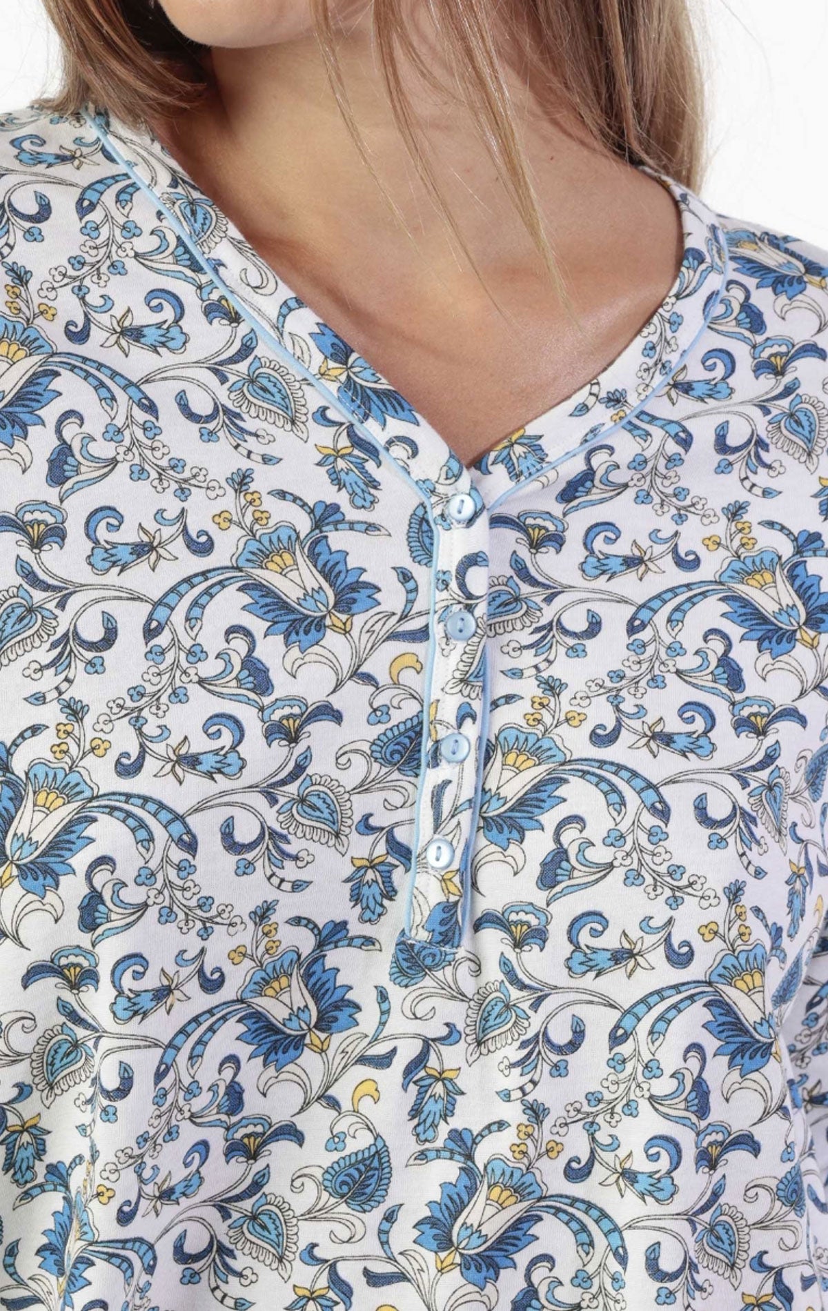 Pigiama Lungo Donna 63636 Admas
