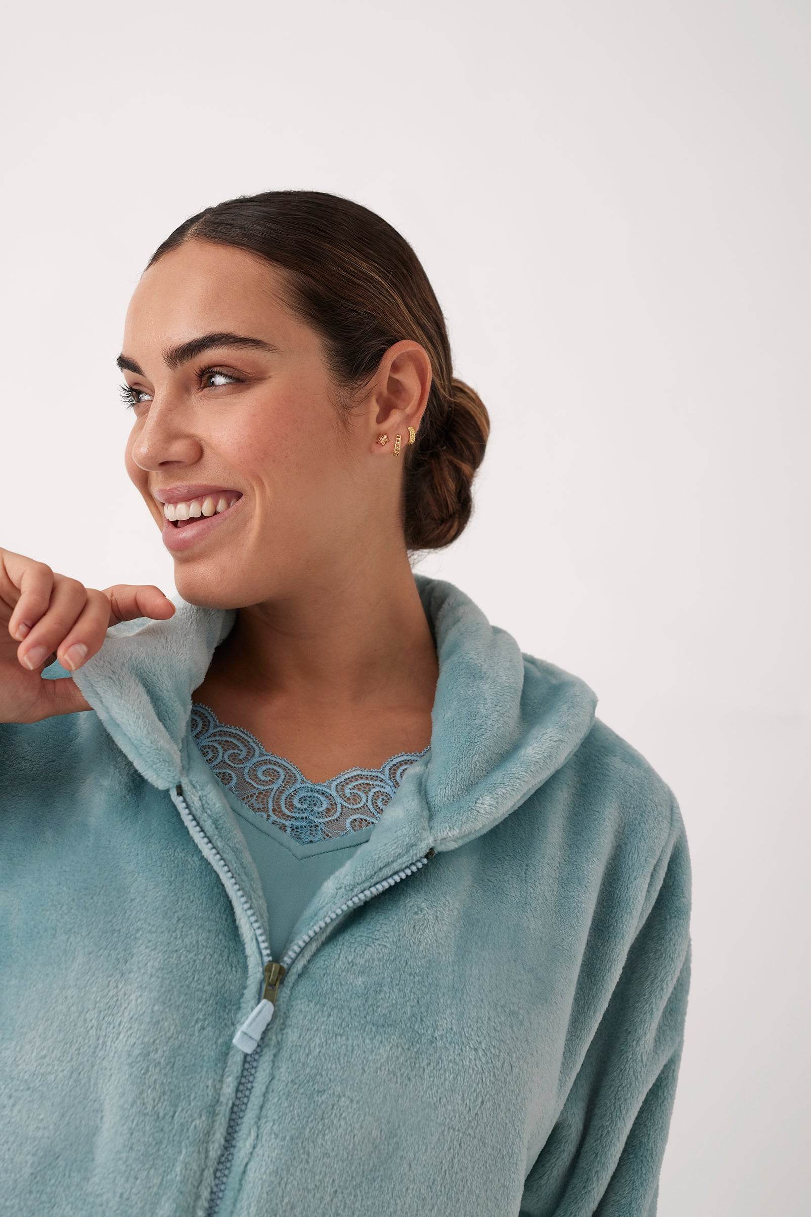 Completo pigiama Pigiama +Giacca Donna N19743 Promise - evabiancheria