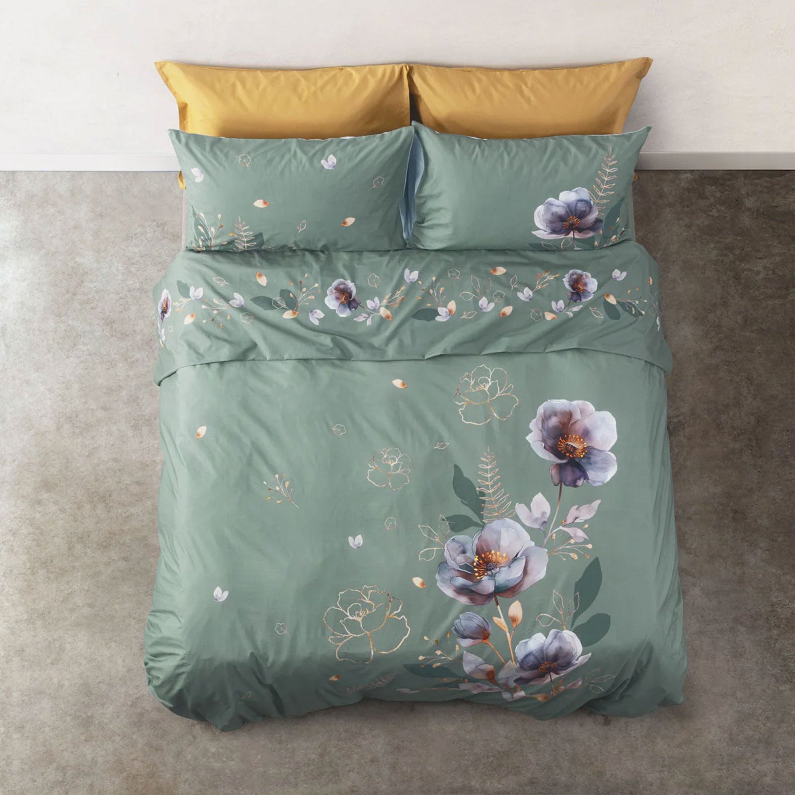 Lenzuola Stampato Biancheria Flower Power 2673 Cpl Cogal