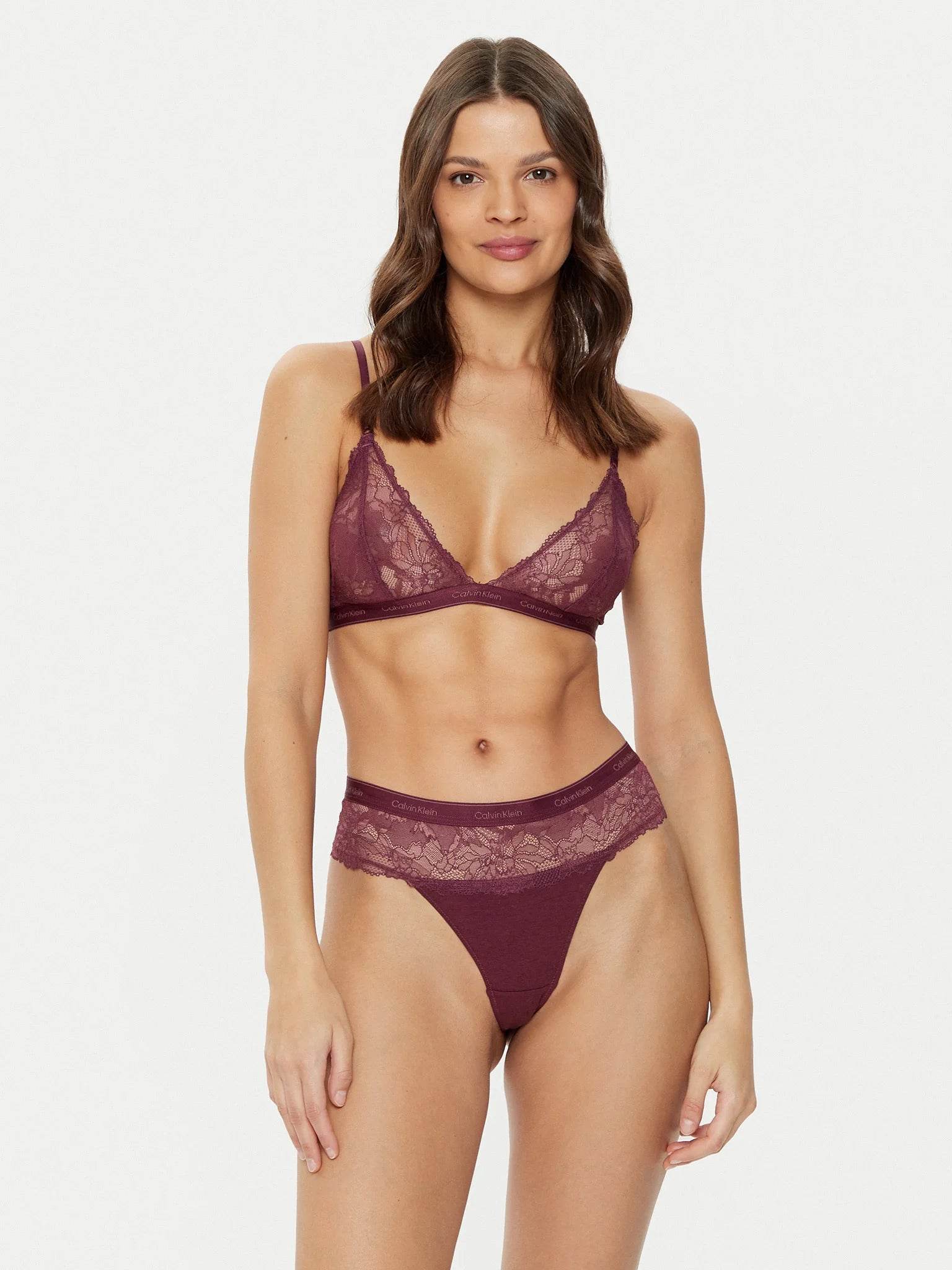Bralette Bralette+Perizoma Donna QF7989E Calvin Klein - evabiancheria