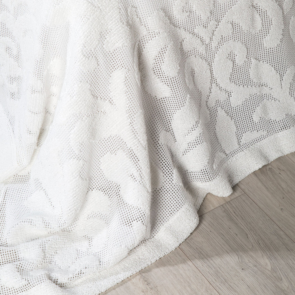 Copriletto jacquard Biancheria Camogli Cprt Caleffi