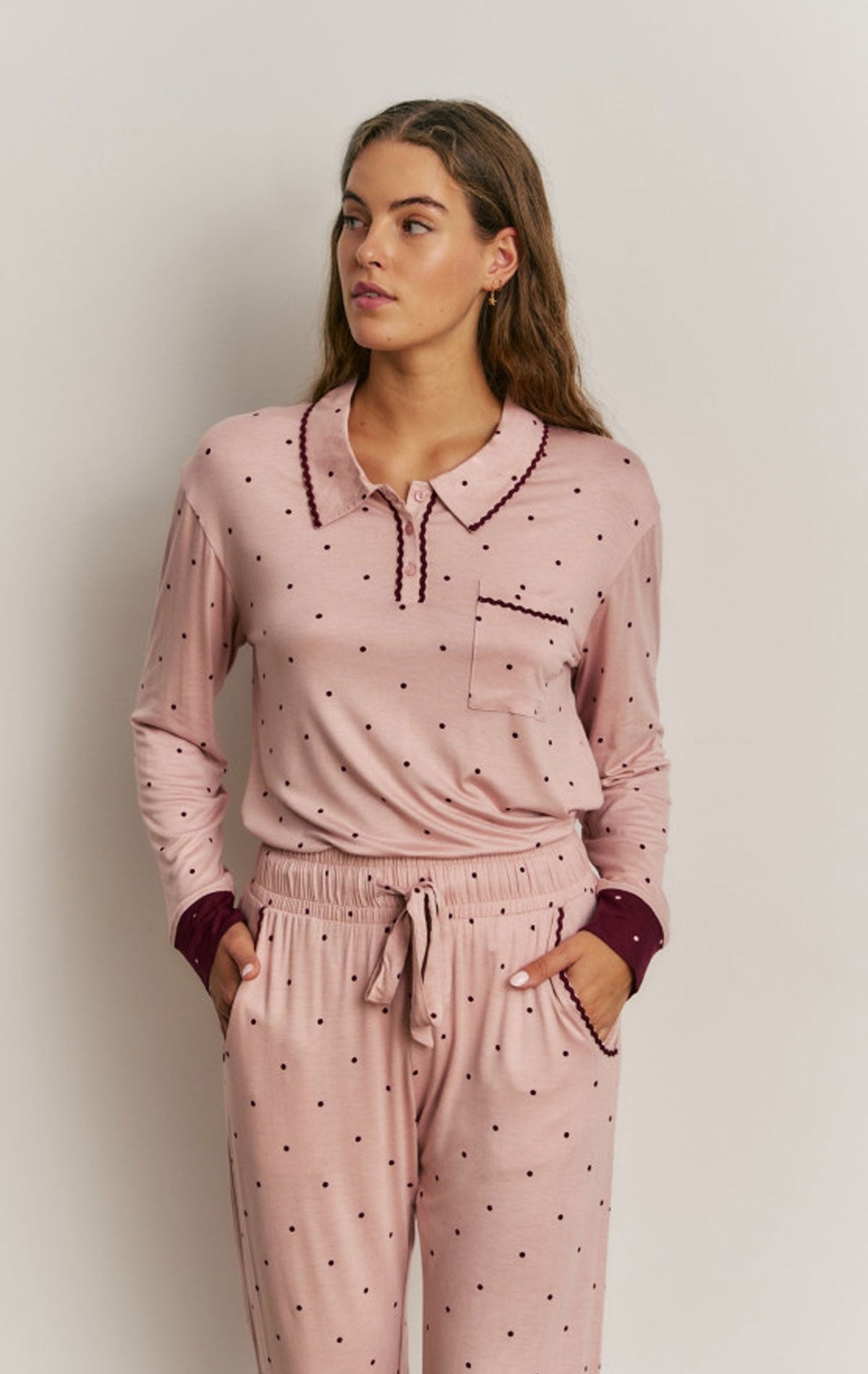 Pigiama Manica lunga Donna N21732 Promise