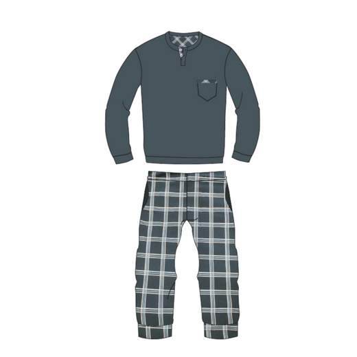 Pigiama Lungo Uomo Faenza 4904 Ferrucci - evabiancheria