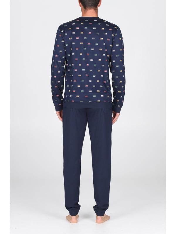 Pigiama Lungo Uomo Saluzzo JAL276 Julipet - evabiancheria