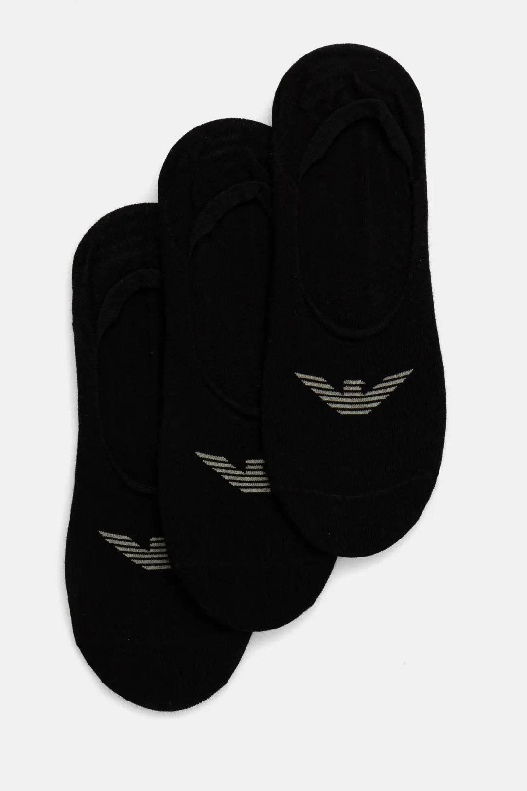 Salvapiedi 3-pack Uomo AF12271 EM000548 Emporio Armani - evabiancheria