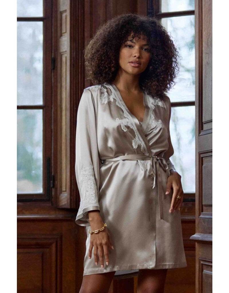 Kimono corto Donna 3VAN2001 Marjolaine - evabiancheria