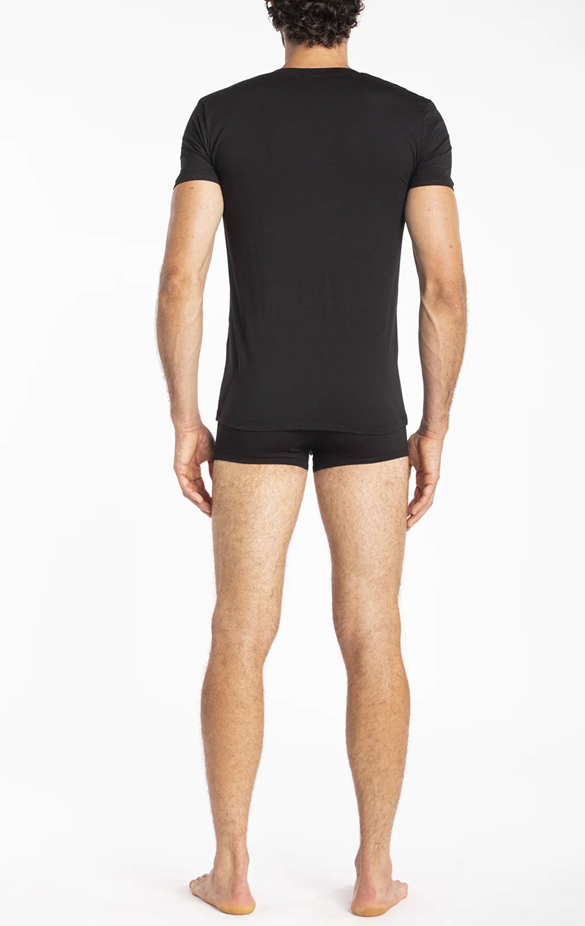 T-shirt scollo V Uomo Italo JNM134 Julipet