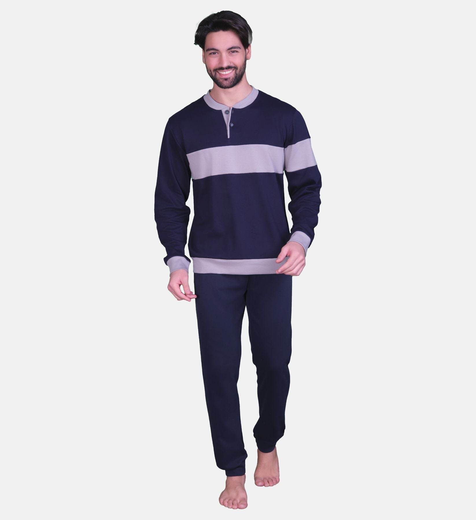 Pigiama Serafino Uomo Eden 4819 Ferrucci - evabiancheria