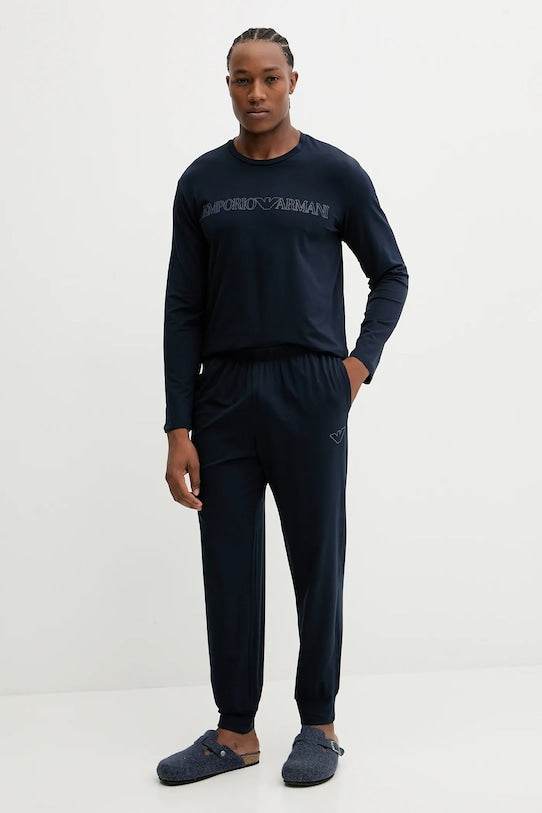 Pigiama Giro collo Uomo AF14978 EM000616 Emporio Armani - evabiancheria