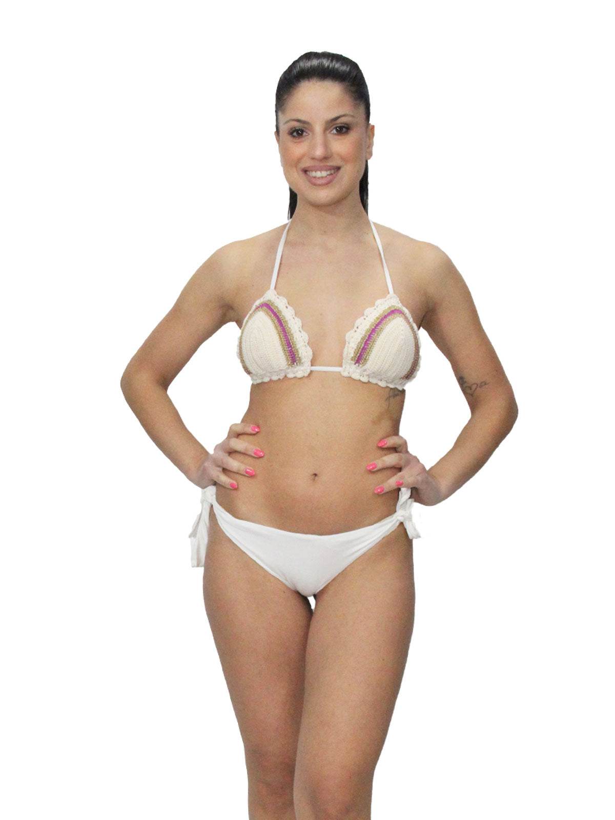 Bikini Triangolo Donna H104 Huitre - evabiancheria
