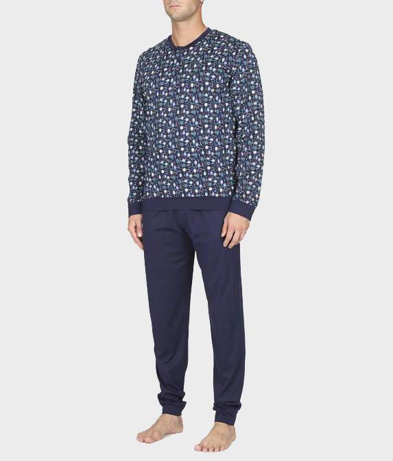 Pigiama Lungo Uomo Samarate JAL277 Julipet - evabiancheria