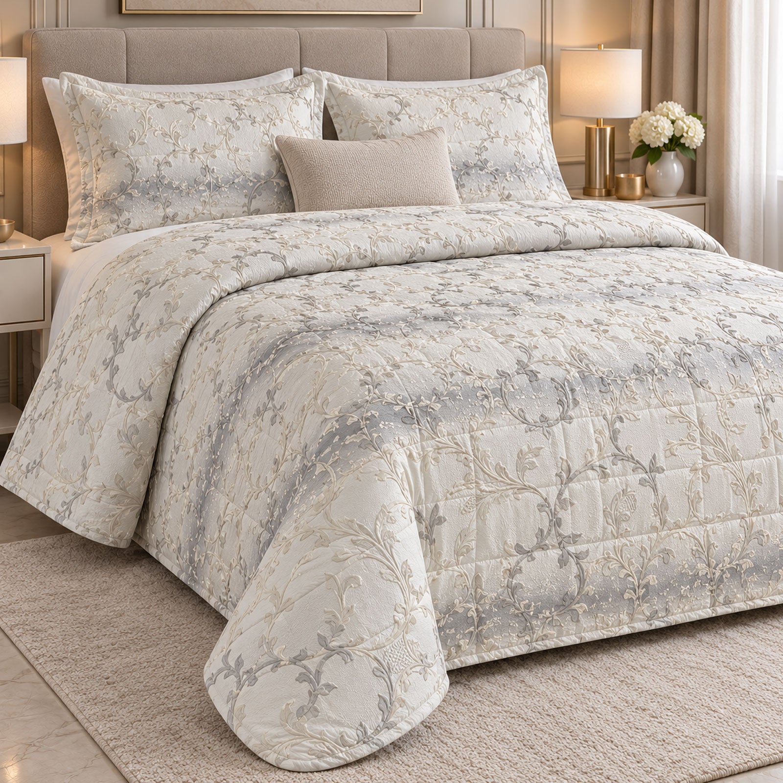 Trapunta jacquard Biancheria Betty Trap Daylight