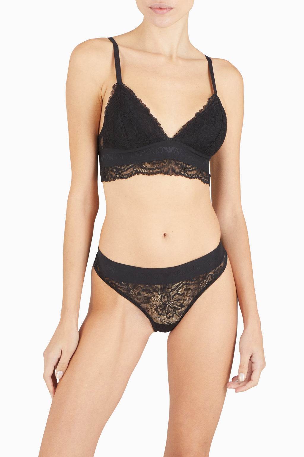 Bralette Foderato senza ferro Donna 4R206 164972 Emporio Armani - evabiancheria