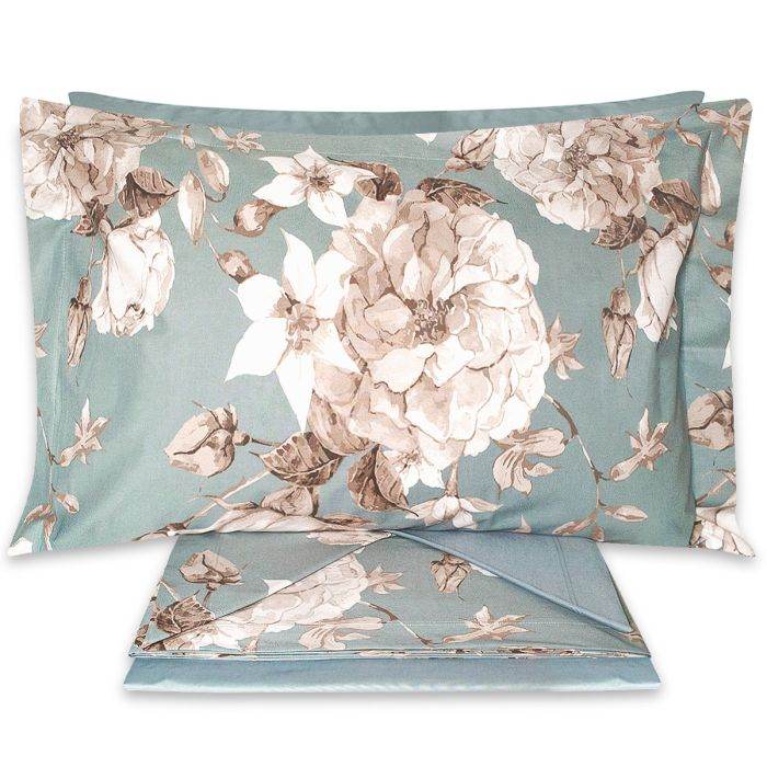 Lenzuola Stampato Biancheria Valencia Cpl Maestri Cotonieri - evabiancheria