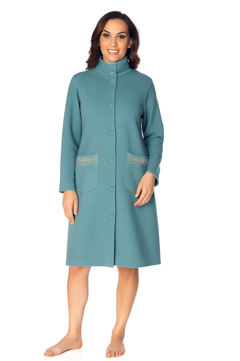 Vestaglia Abbottonata Donna I24812 7L Prima Rosa - evabiancheria