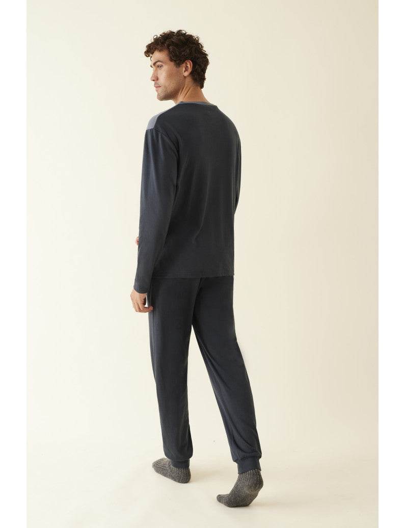 Pigiama Pigiama +Giacca Uomo H34113 Promise - evabiancheria