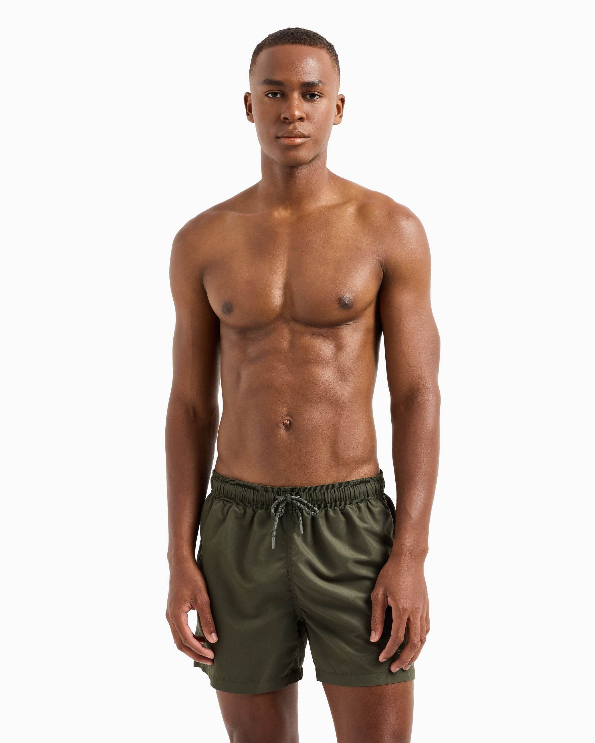 Costume boxer Tinta Unita Uomo AF12334 EM000583 Emporio Armani - evabiancheria