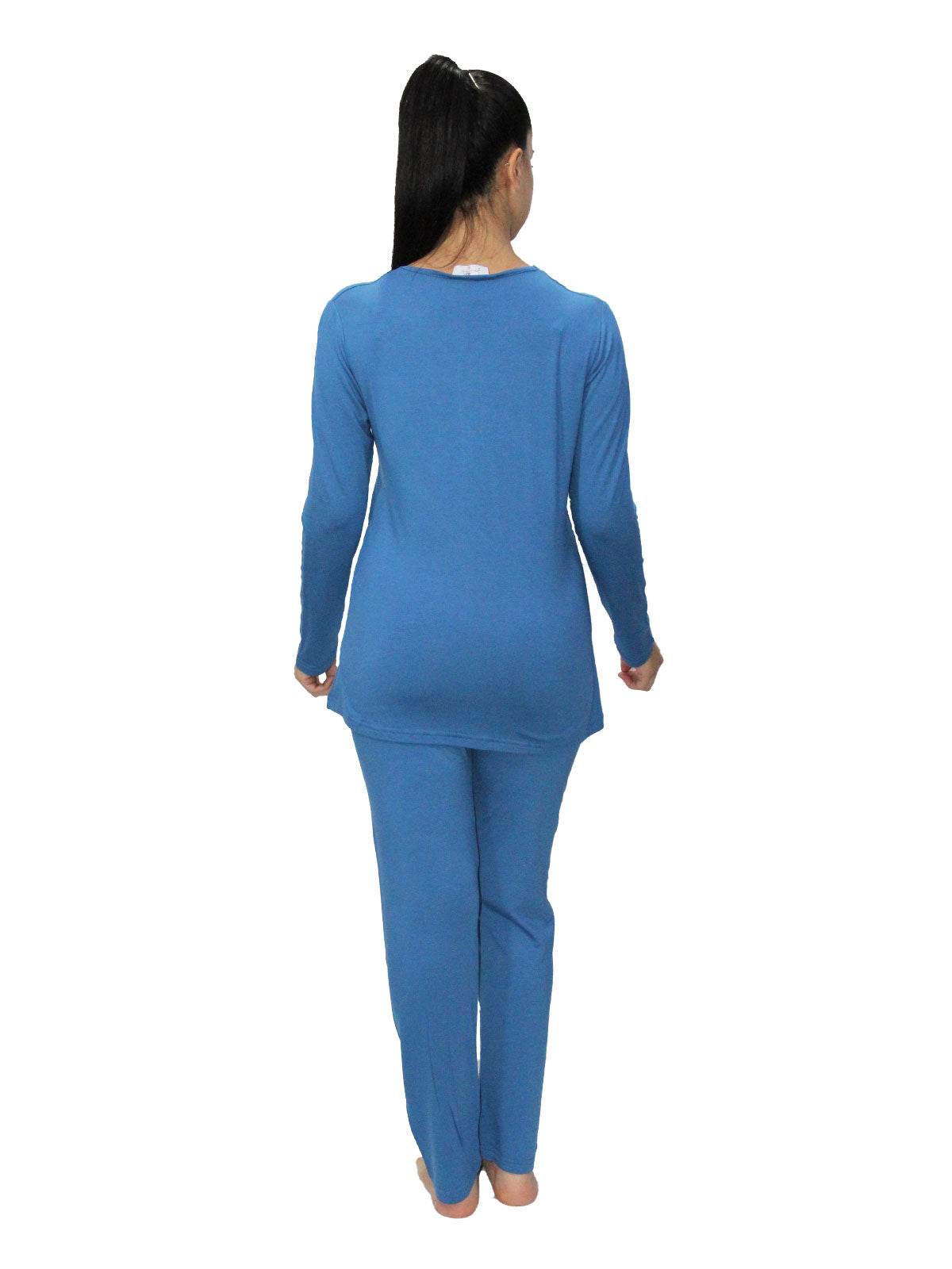 Pigiama Serafino Donna Rina 3 Julie - evabiancheria