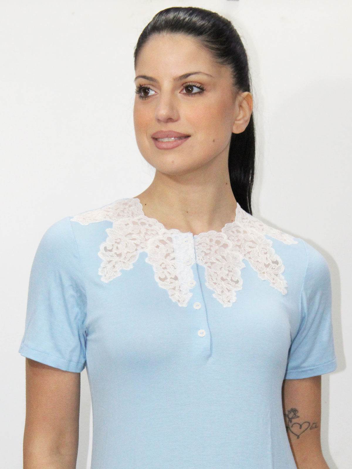 Camicia Manica corta Donna 6467 Clara Rossi Firenze - evabiancheria