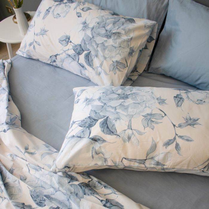 Lenzuola Stampato Biancheria Valencia Cpl Maestri Cotonieri - evabiancheria