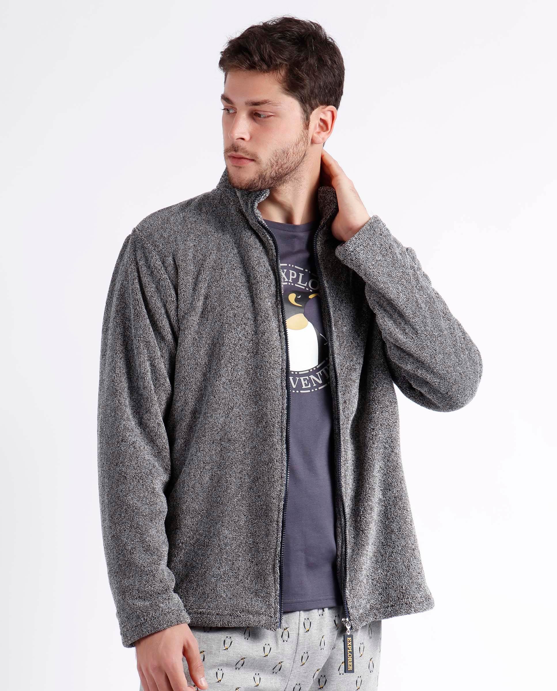 Vestaglia con zip Uomo 67055 Admas - evabiancheria