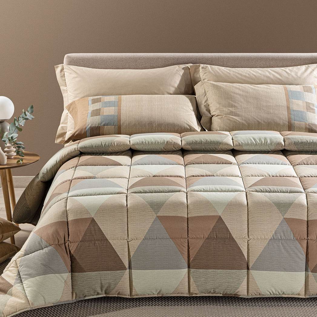 Trapunta Stampato Biancheria Londra Trap Caleffi - evabiancheria